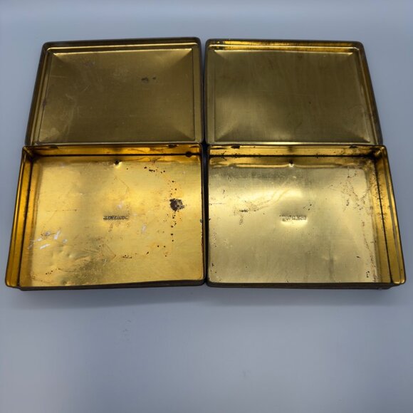 Vtg Set Tindeco Liberty Bell First Note Birth of our Nations Flag Centennial Tin - Picture 5 of 10